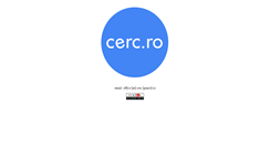 Desktop Screenshot of cerc.ro