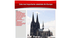 Desktop Screenshot of catedrale.cerc.ro