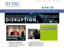 Tablet Screenshot of cerc.ca